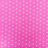 CRAFT FLANNEL PINK DOTS CARNATION