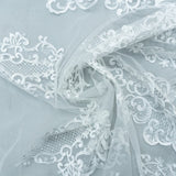 130CM IVY TULLE- WHITE