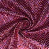 METALIC STRIPE BROCADE