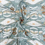 PRINTED CAPRI LINEN LOOK 24 TRIBAL SAGE