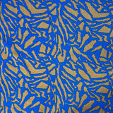CASHMERE BRUSHED PTD GIRAFFE (150CM)(BLUE)