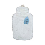 PLUSH COVER WITH HOTWATER BOTTLE 2L-CREAM