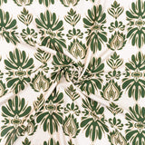 PRINTED CAPRI LINEN LOOK 16 OLIVE
