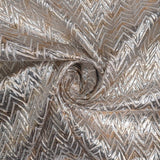 METALIC STRIPE BROCADE