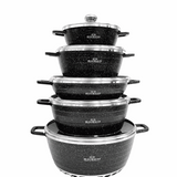 BOSCH POT SET 10PCS BLACK