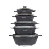 BOSCH POT SET 10PCS GREY