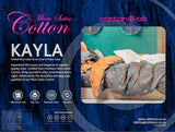 MICRO SATIN DUVET COVER SUPERKING - KAYLA