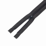 ZIP 40CM DK,BROWN - (8)