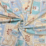 100% COTTON PRINTED KIDZ DELIGHT PARTY-STAMPS