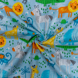 CRAFT FLANNEL SWEET JUNGLE ANIMALS