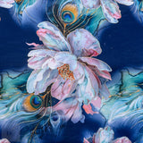 150CM DIGITAL FOIL DUTCHESS SATIN