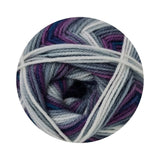 67 BLANKETS PRINT 300GM BALLS - PURPLE SPLASH