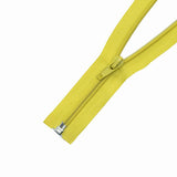 85CM OPEN END ZIP - YELLOW - (11)