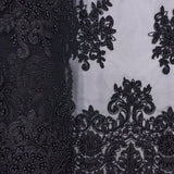 EVENING COUTURE BEADS - BLACK