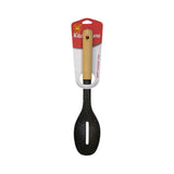 LEAKAGE SPOON WITH WOODEN HANDLE