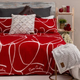DUVET COVER MICROFIBRE- SQUIGGLE