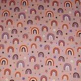 BABY COTTON PRINT RAINBOW (150CM)(DUSTY)