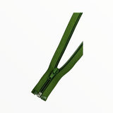 55CM OPEN END ZIP - OLIVE - (32)