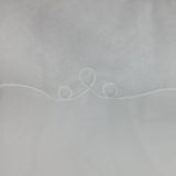 270CM CORNELY PLAIN VOILE - WHITE