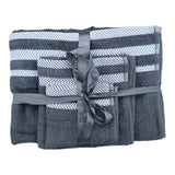 3PC PLUSH SET-DARK GREY