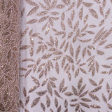 SEQ &amp; BEADS LEAF PINK