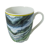 MUGS ABSTRACT GRN/WHT