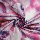 150CM PRINTED JACQUARD DUTCHESS SATIN