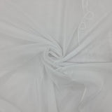 270CM CORNELY PLAIN VOILE - WHITE
