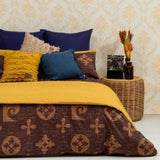 DUVET COVER MICROFIBRE- MONOGRAM L