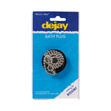 PLUG PVC BATH AND CHAIN BLACK