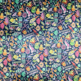PRINTED ACETATE LINING (150CM)(5 WHITE)