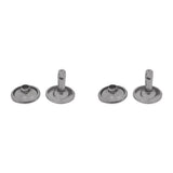 12MM D/CAP RIVET - SILVER