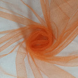 150CM GLITTER TULLE-ORANGE