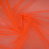 300CM QLTY TURKISH POLYESTER TULLE - NEOON ORANGE