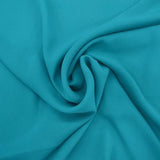 MILK GEORGETTE PLAIN (150CM)(TEAL)