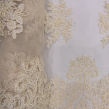 EVENING COUTURE BEADS - CREAM
