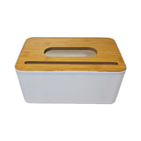 TISSUE HOLDER BAMBOO LID