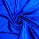150CM CRUSHED VELOUR-ROYAL