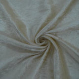150CM CRUSHED VELOUR-IVORY