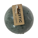 RUSTIC SCENTED CANDLE BALL STONE