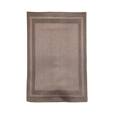 PLACEMAT BORDER PRINT-BROWN