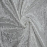 150CM CRUSHED VELOUR-WHITE