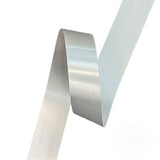 30MM POLY PLAIN SILVER (100M) R1.00 P/MT