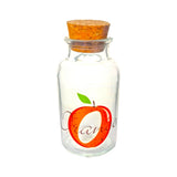 ORANGE JAR WITH CORK LID
