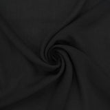 MILK GEORGETTE PLAIN (150CM)(BLACK)