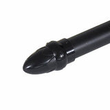 16MM ACORN FIN PVC - BLACK