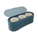 CERAMIC SPICE CANISTER BLUE