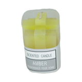 SCENTED CANDLE AMBER CUBE SML