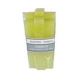 SCENTED CANDLE AMBER CUBE LRG