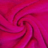 150CM PLAIN MONGOLIAN FLEECE-CERISE